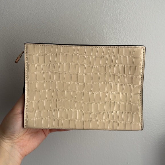 COACH Slim Crossbody BAG CROC CR237 Ivory Leather Authentic NEVER USED - Picture 9 of 9